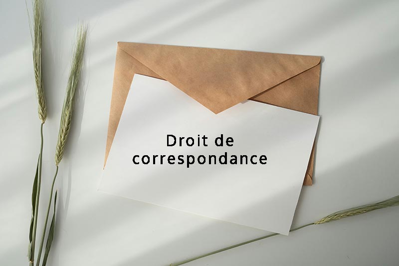 Le droit de correspondance des personnes détenues