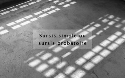 Sursis simple ou sursis probatoire ?